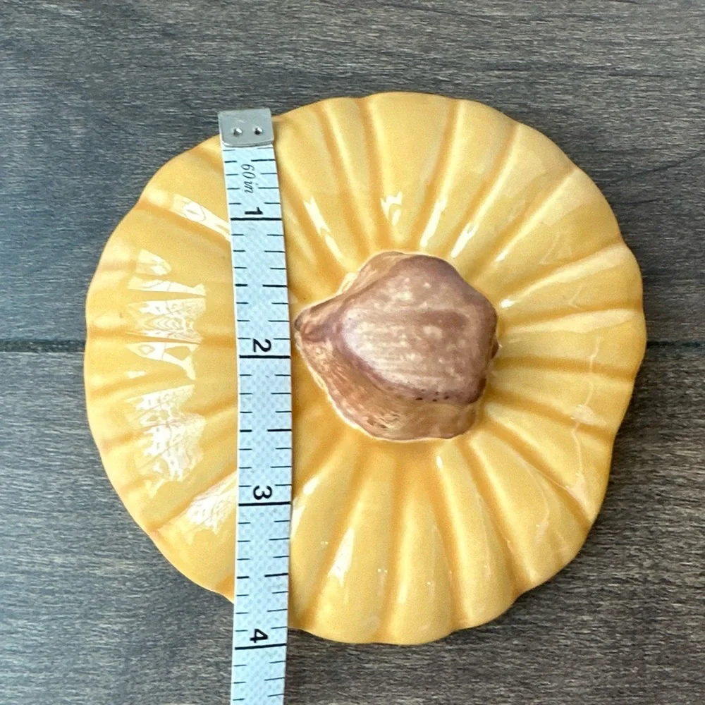 Williams Sonoma Harvest Pumpkin Individual Soup Bowl with matching Lid